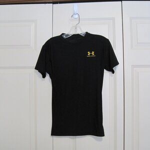 Under armour black tee sz L